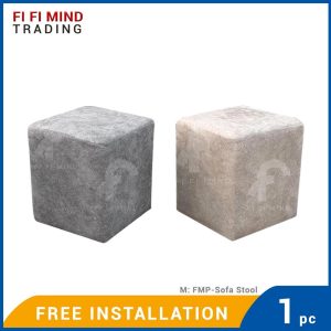 Velvet Fabric Small Sofa Stool Chair Footstool